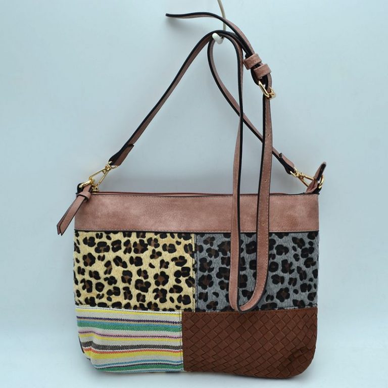"Emily" Multi Pattern Crossbody Bag