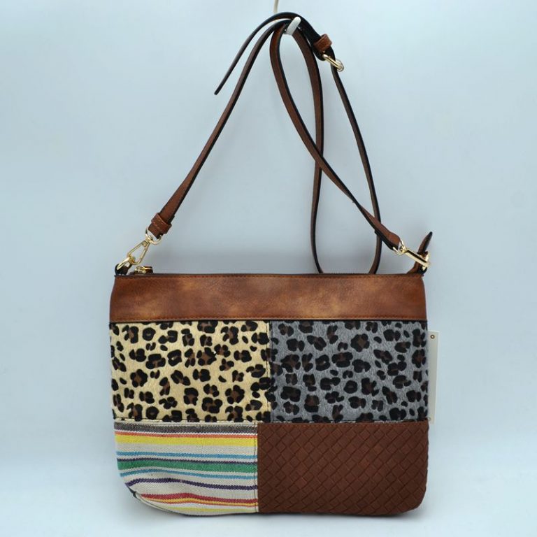 "Emily" Multi Pattern Crossbody Bag