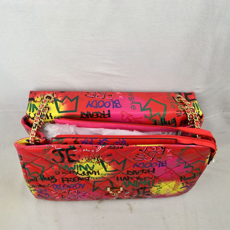 "Gina" Extra Large Graffiti Handbag