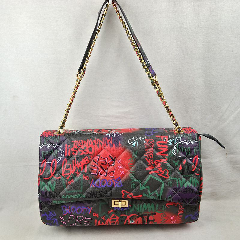 "Gina" Extra Large Graffiti Handbag