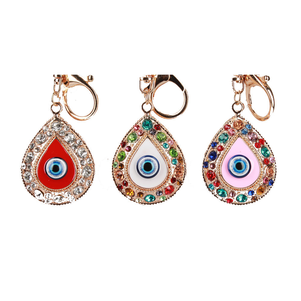Eye Rhinestone Keychain