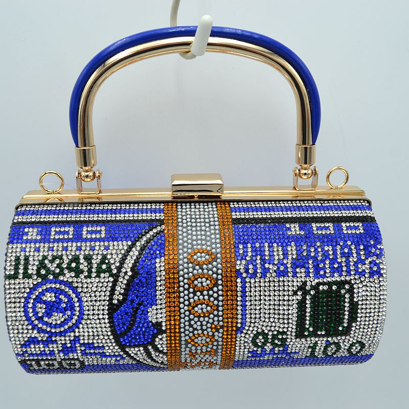 "Billie" Cylinder Money Handbag