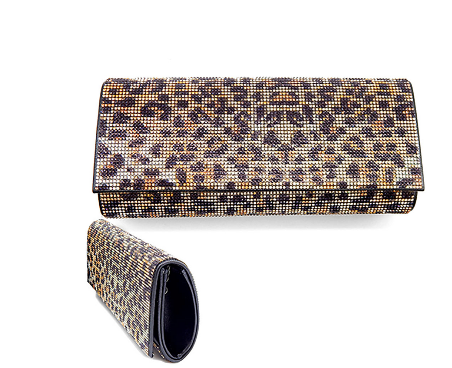 "Garcelle" Oval Shaped Jeweled Clutch