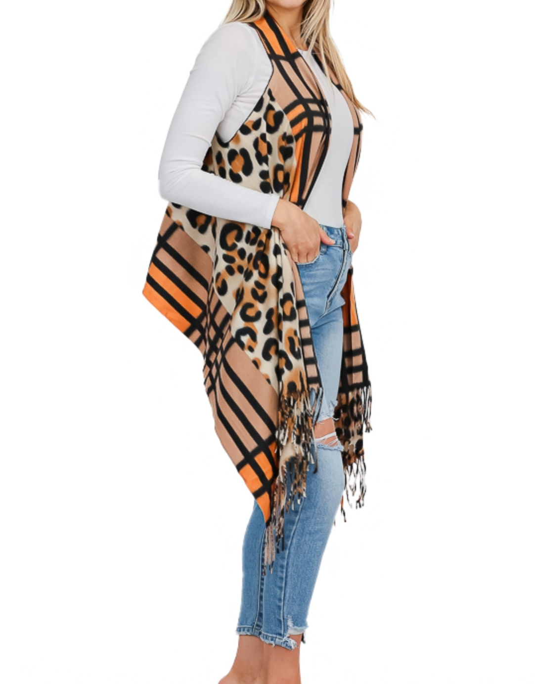 "Amy" Animal Print Vest