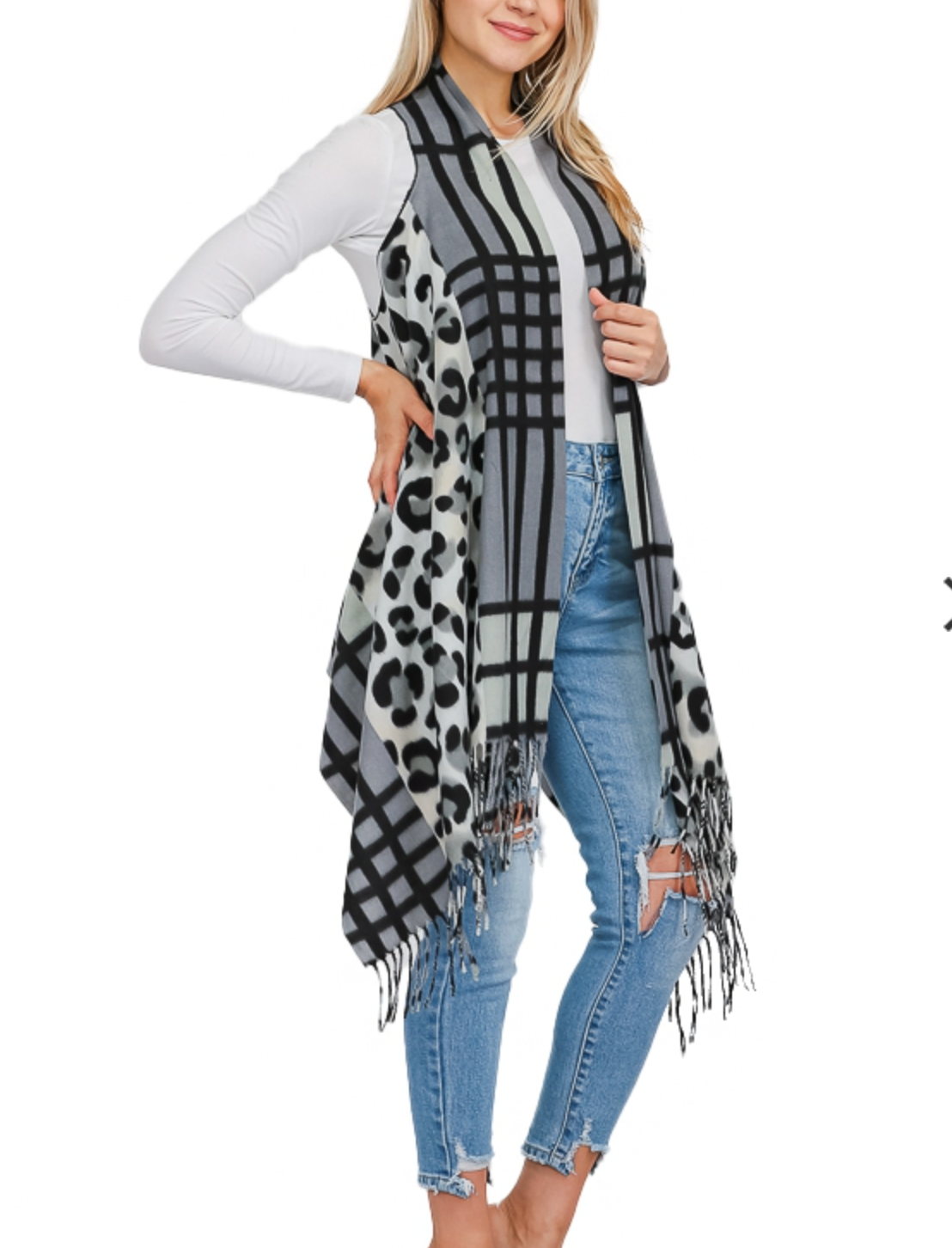 "Amy" Animal Print Vest