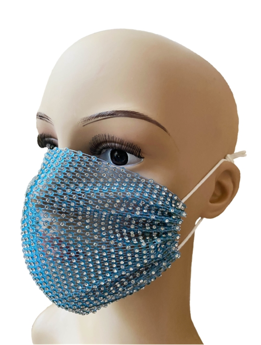 Crystal Face Mask Cover