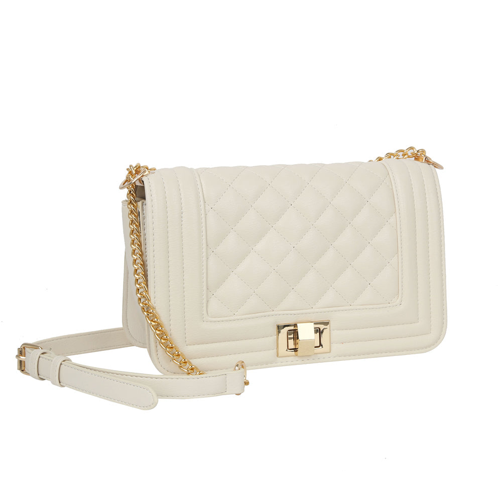 "Abbie" Quilted Shoulder Handbag