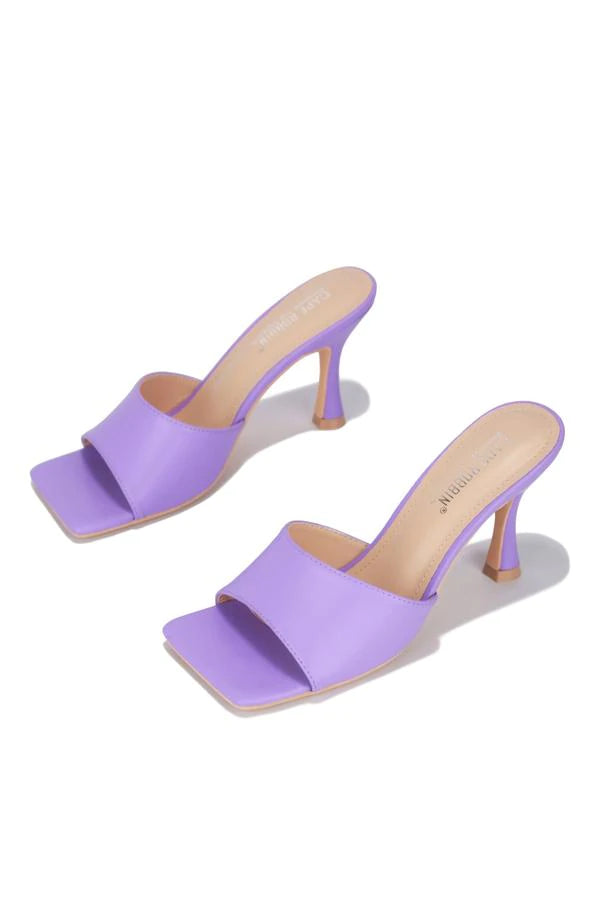 "Raya" Lavender Low Heels