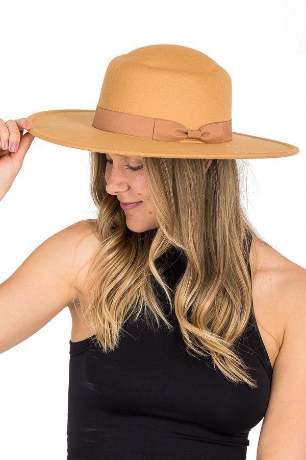 "Ella" Felt Crown Hat