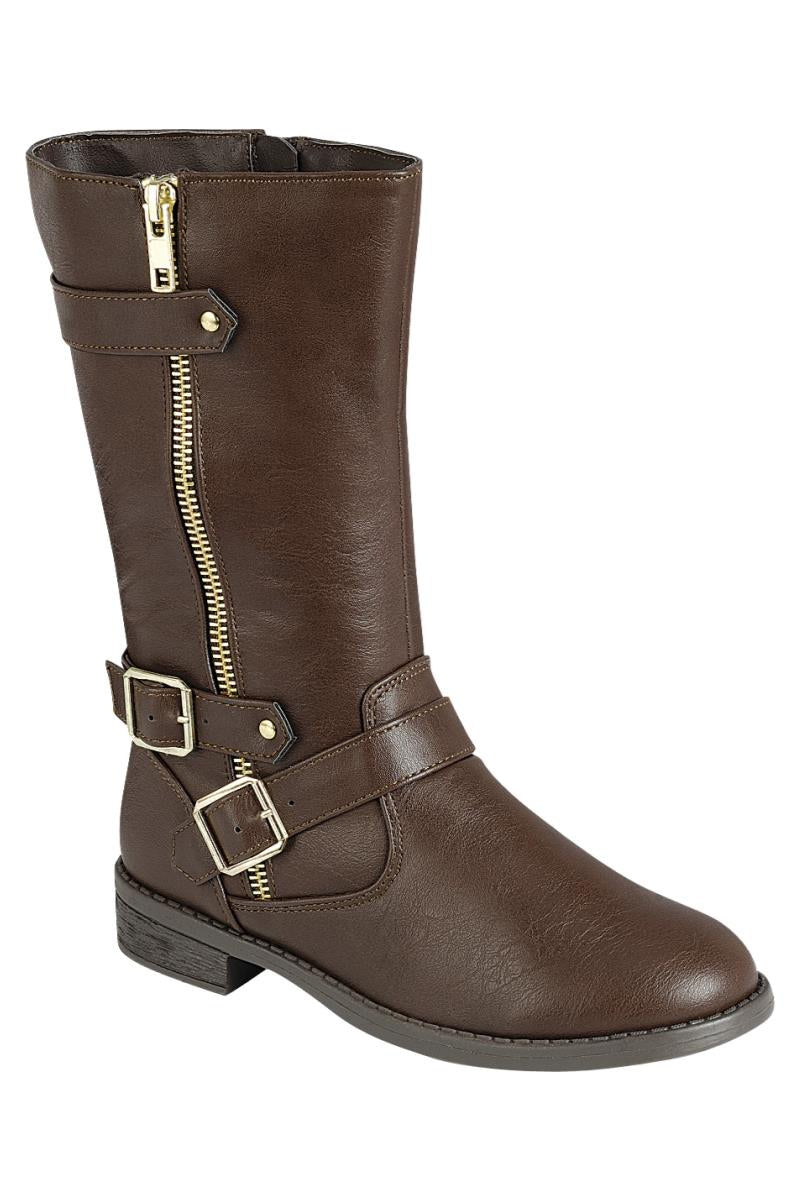 "Vicky" Brown Boots