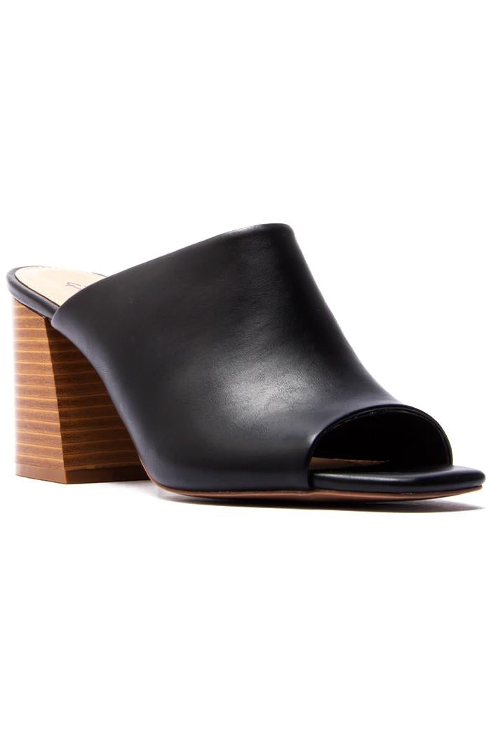 "Tisha" Black Mules