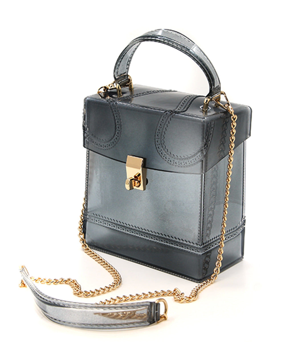 "Macie" Transparent Jelly Bag