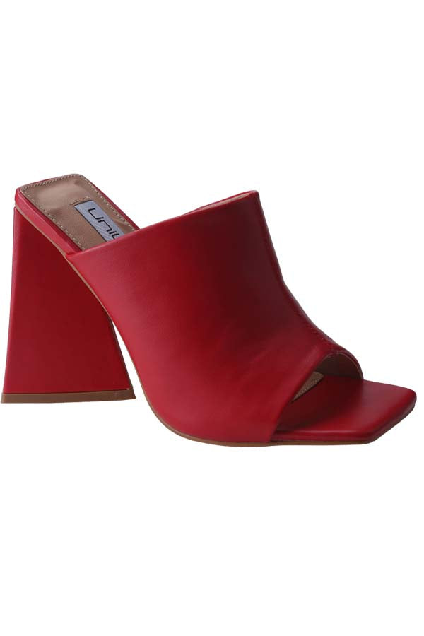 "Olivia" Red Mules