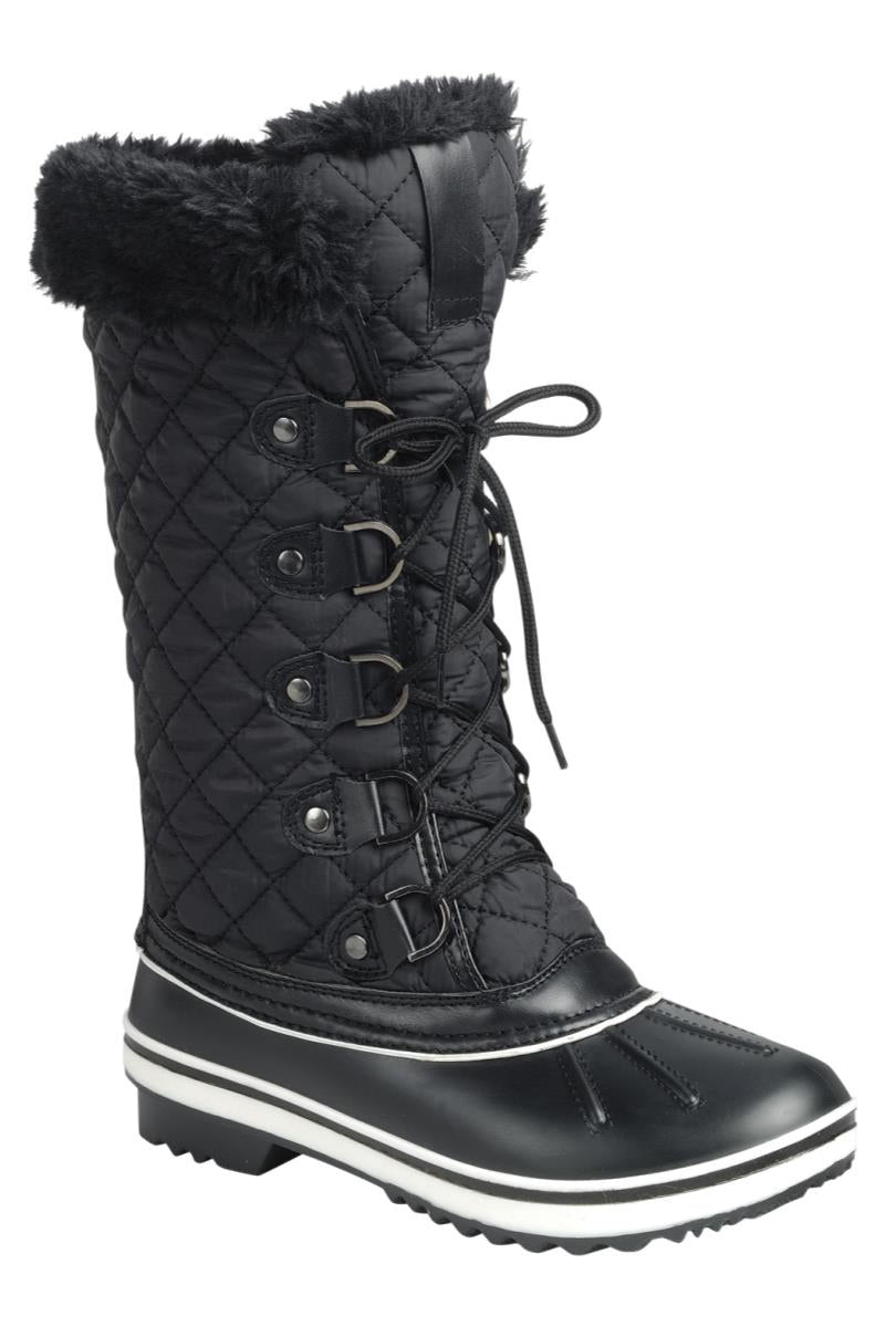 "Uma" Black Duck Boots