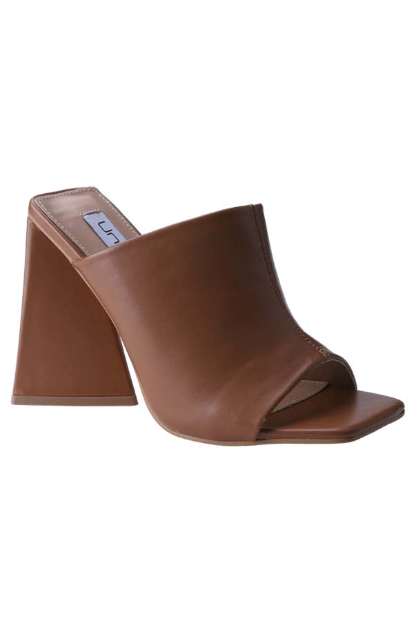 "Olivia" Brown Mules