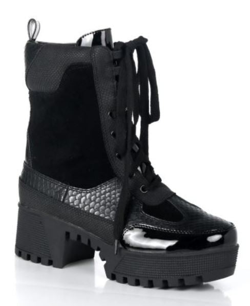 "Laura" Combat Boots