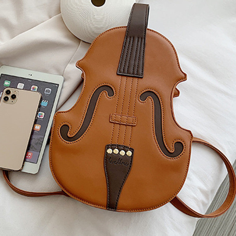 "Violet" Violin Shaped Backpack