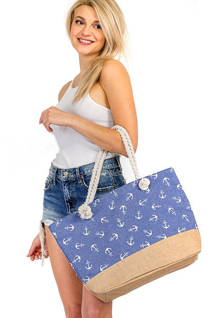 Beach Anchor Tote Bag
