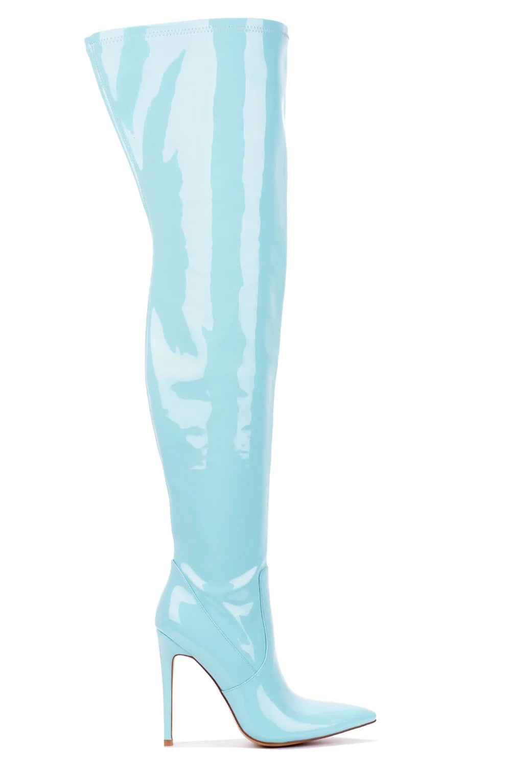 "Yuli" Blue Thigh High Boots