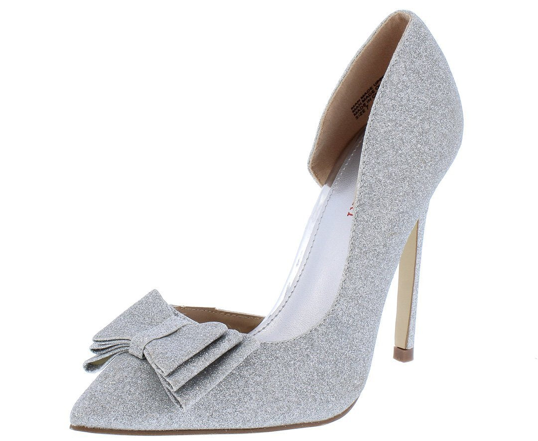"Diana" Glitter pointed toe Stiletto Heel