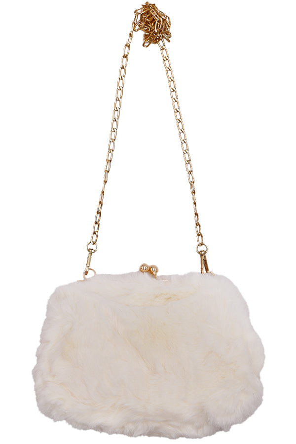 "Talia" Faux Fur Handbag