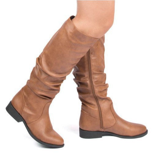 "Tracy" Cognac Boots