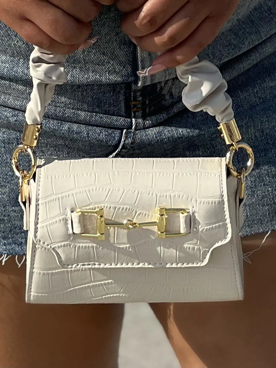 "Allie" Crocodile Design Mini Handbag