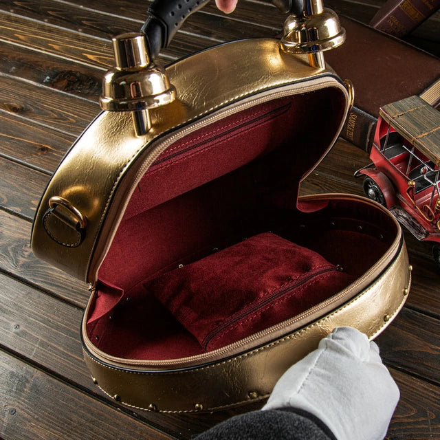 "Alice" Victorian Big Clock Handbag