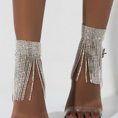 Jeweled Fringe Anklet