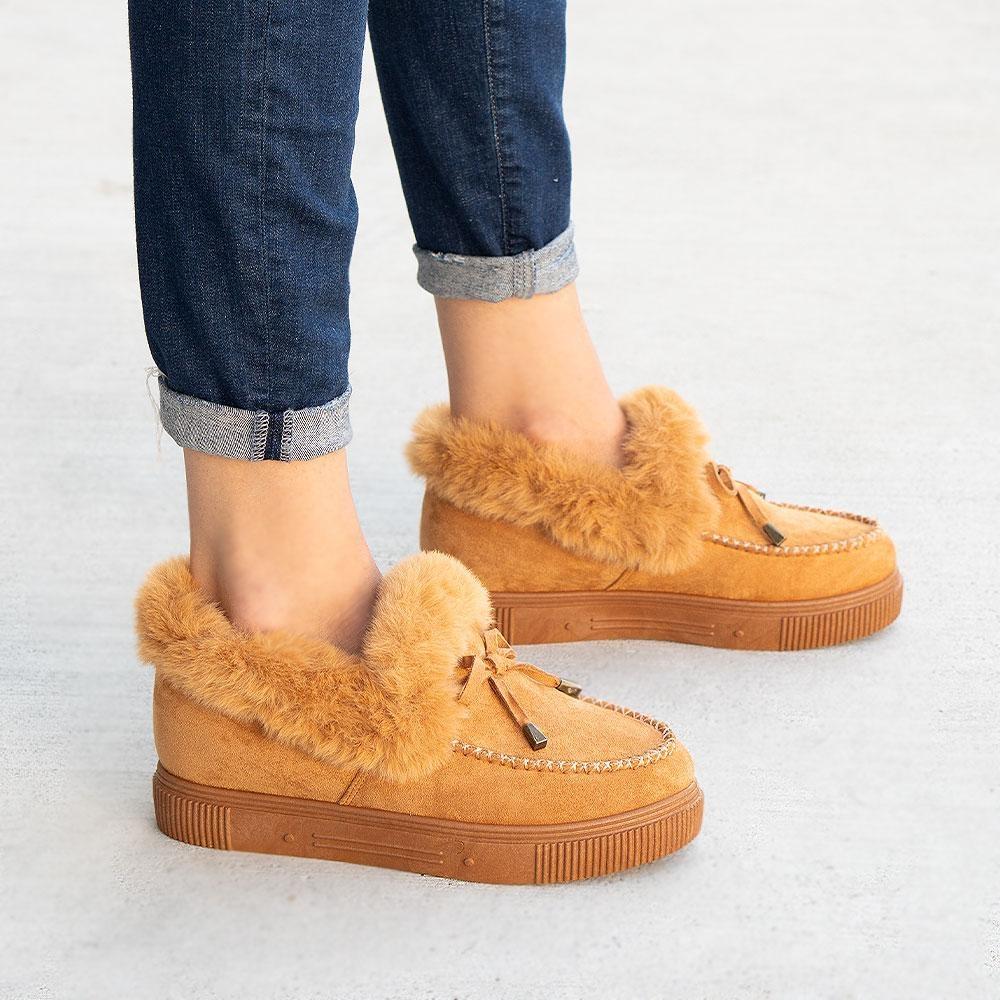 "Jocie" Tan Moccasin Flats