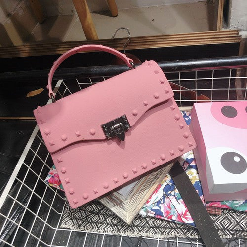 "Liz" Large Studded Handbag