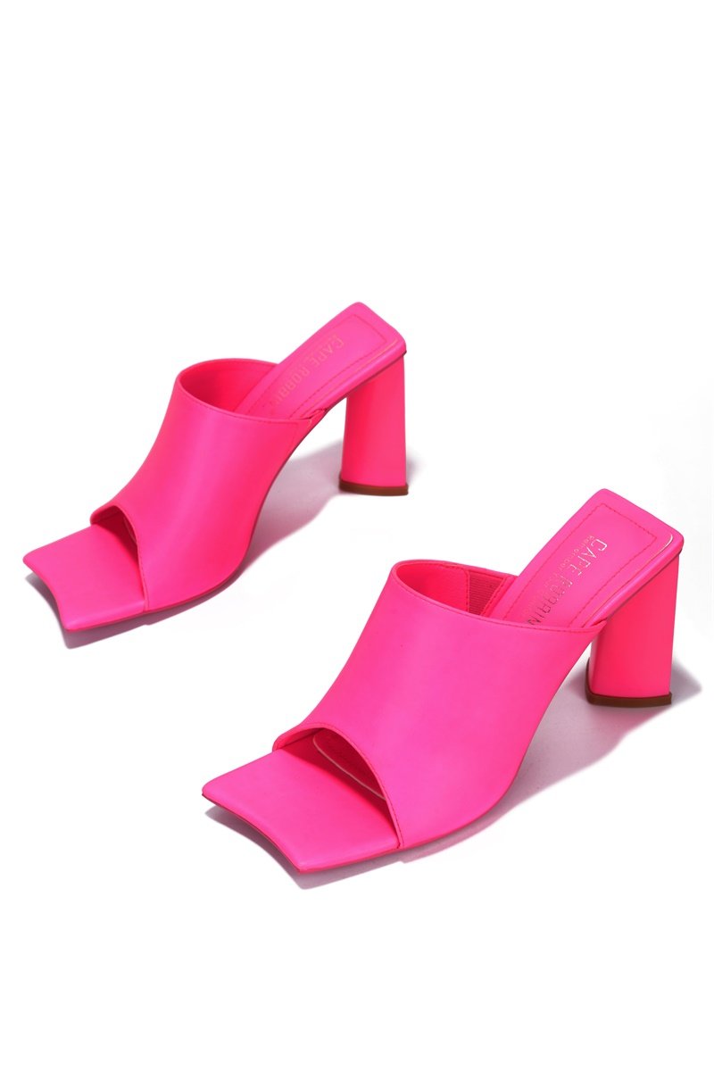 "Phoebe" Pink Slip on Heels
