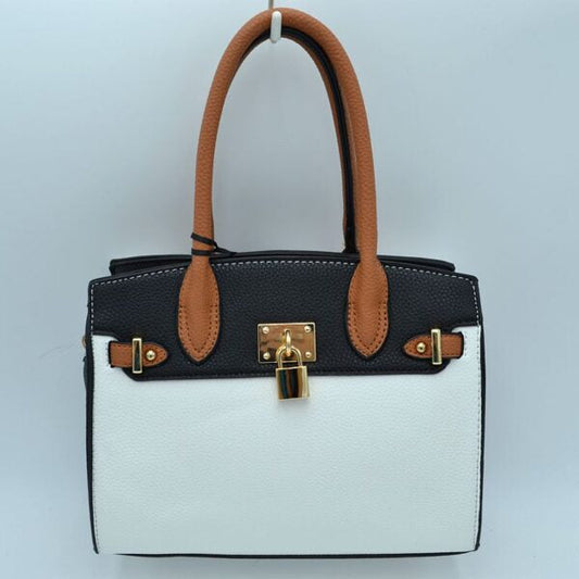 "Fran" Two Tone Handbag