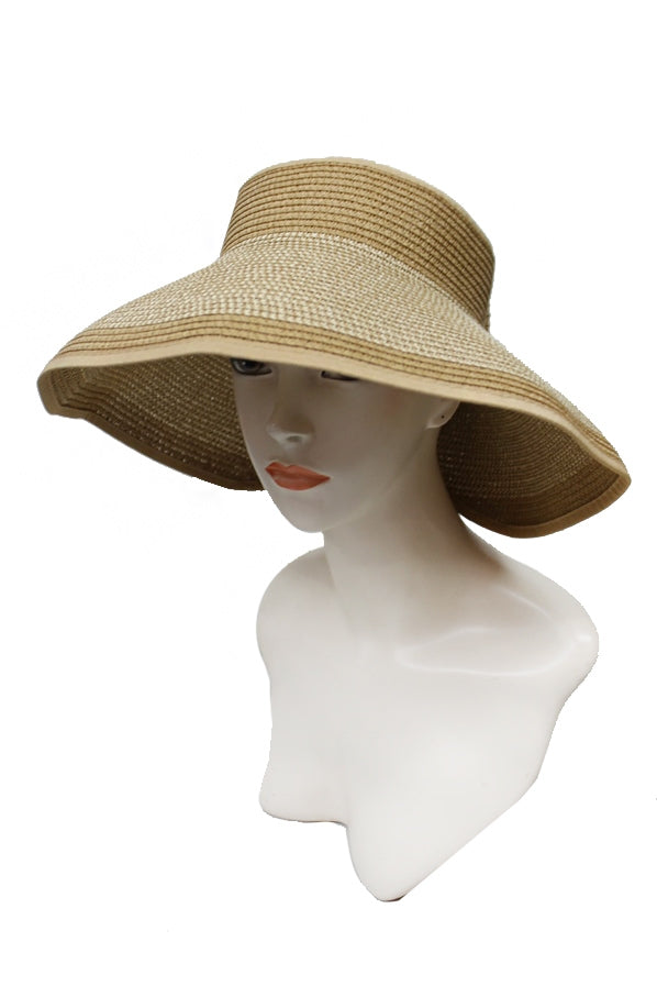 "Lucy" Straw Roll Up Hat