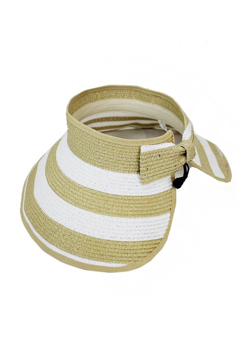 "Paisely"  Travel Straw Hat