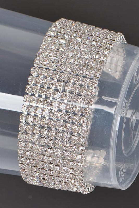 Wide Rhinstone Anklet