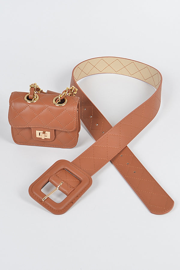 "Taylor" Quilted Belt