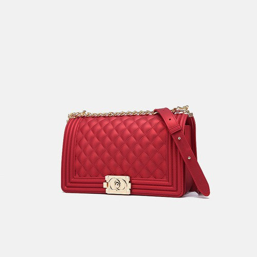 "Abigail" Quilted Jelly Handbag