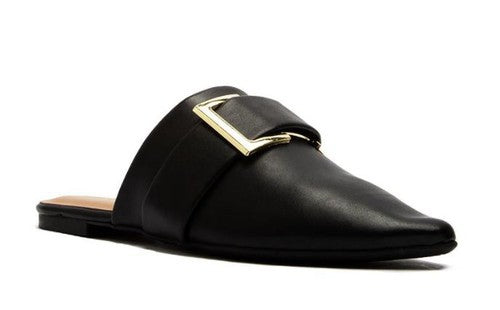 "Lillian" Black Mules