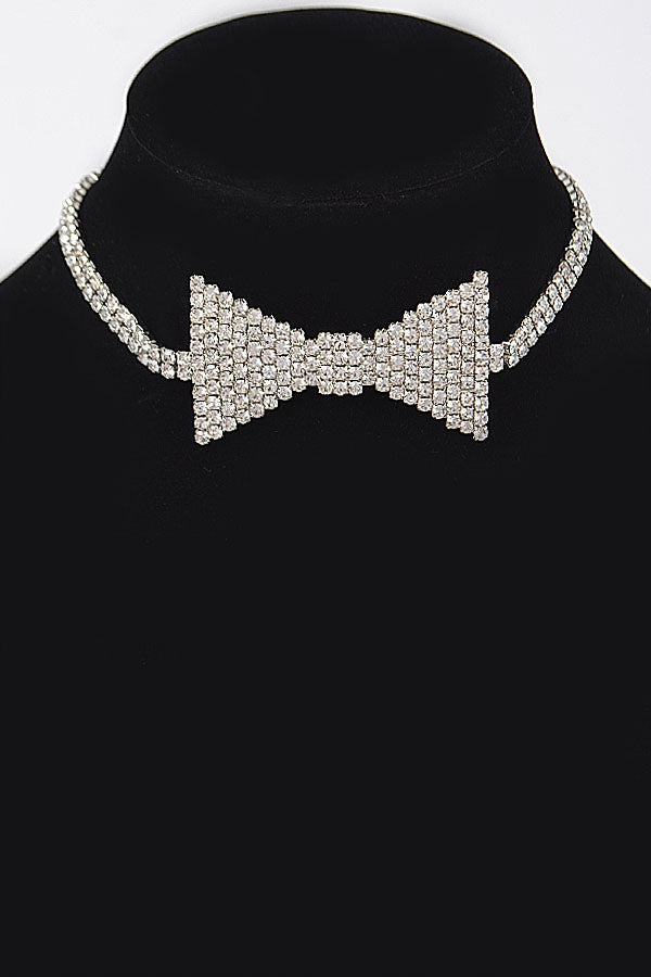 Bow deals tie choker