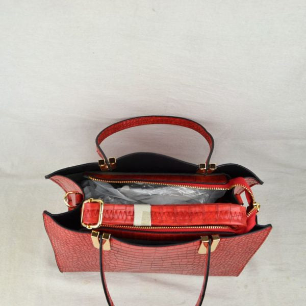 "Annie" Square shaped Textured Handbag