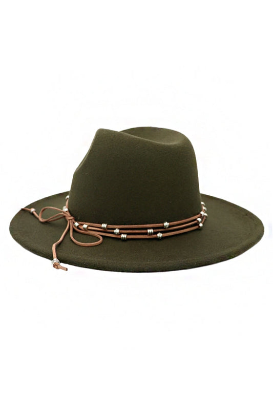 "Dakota" Rope Band Felt Fedora