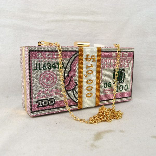 "Chrystol" Jeweled Money Purse