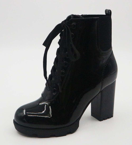 "Nicole" Black Booties