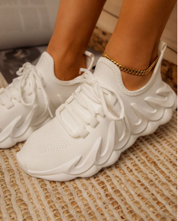 "Vaida" White Sneakers