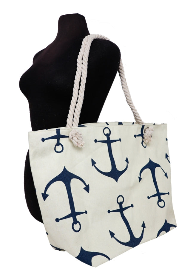 "Anchor's Up" Large Tote Bag
