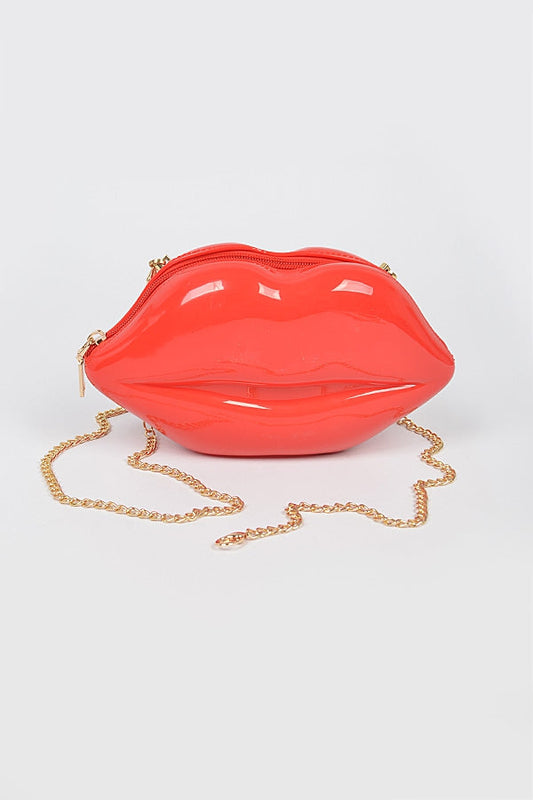 "Cherry" Plastic Lips Handbag