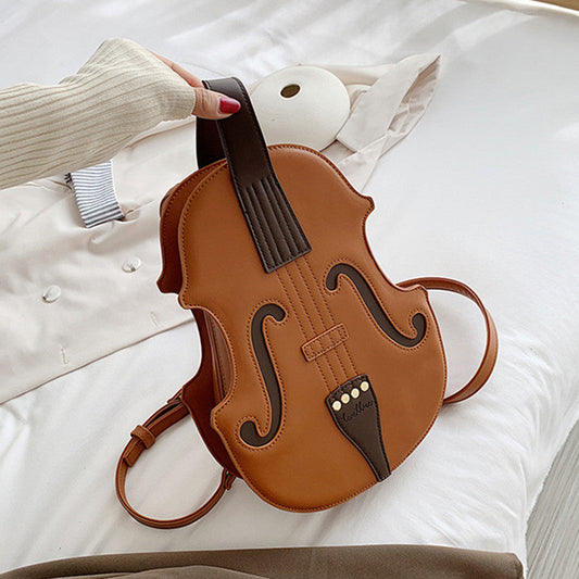 "Violet" Violin Shaped Backpack