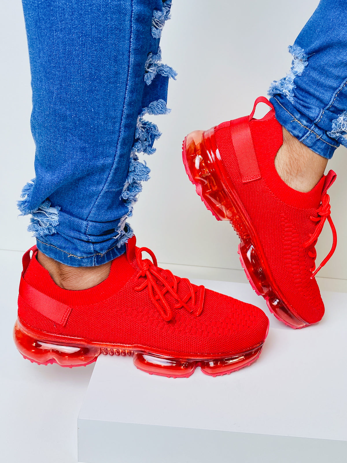 "Kimmie" Red Sneakers