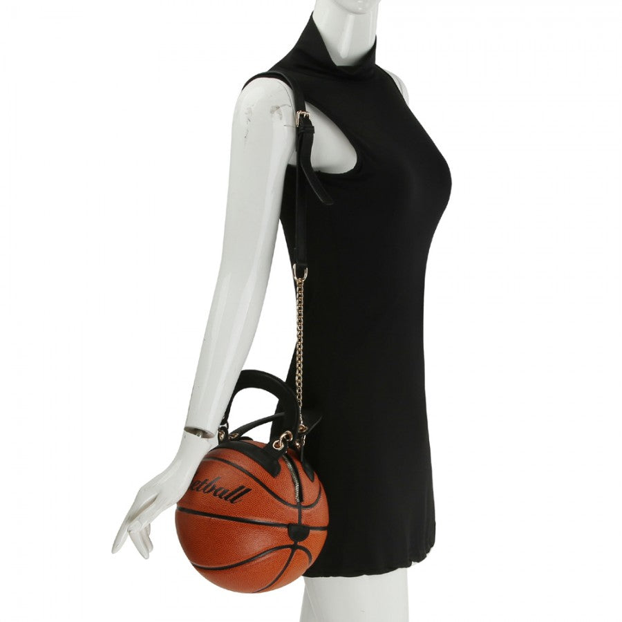 "Love Basketball" Ball Shaped Bag